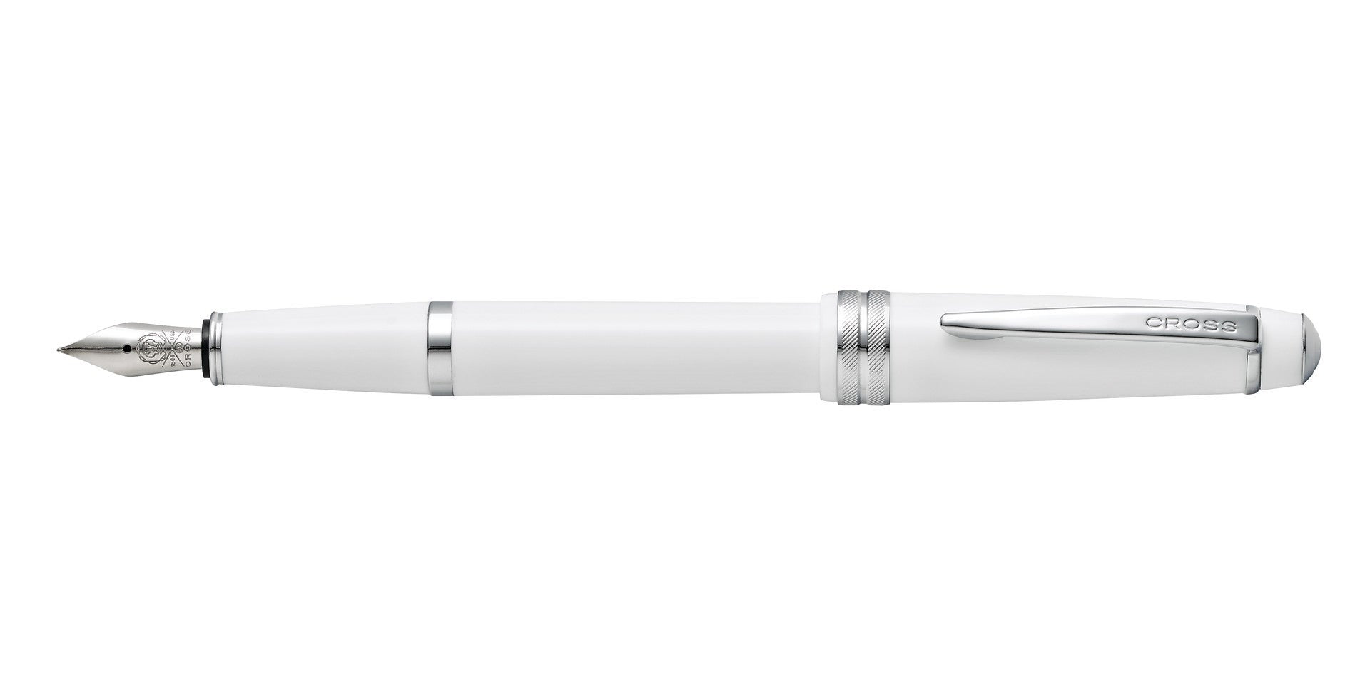 Cross Bailey Light Polished White Resin Fountain Pen