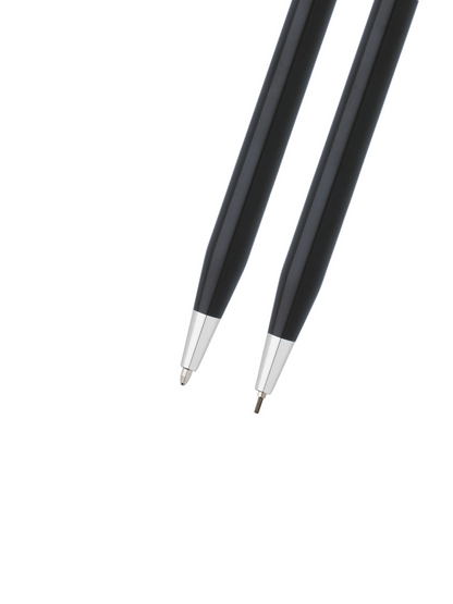 Classic Century Black Lacquer Pen and Pencil Set