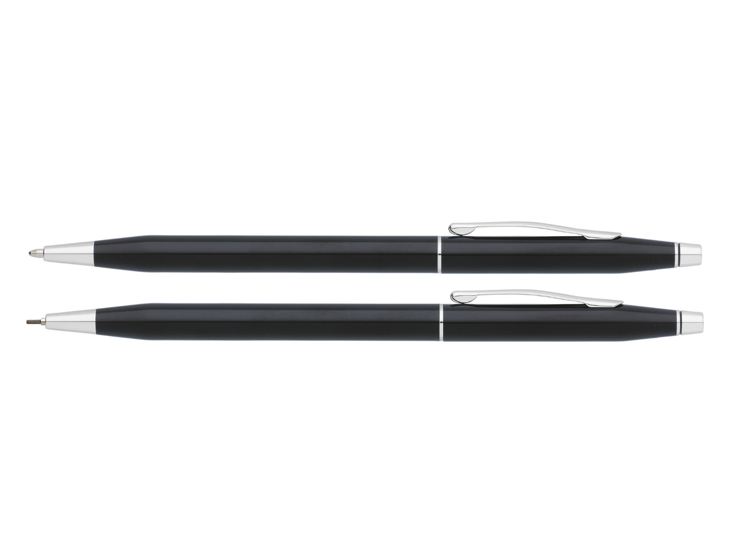 Classic Century Black Lacquer Pen and Pencil Set