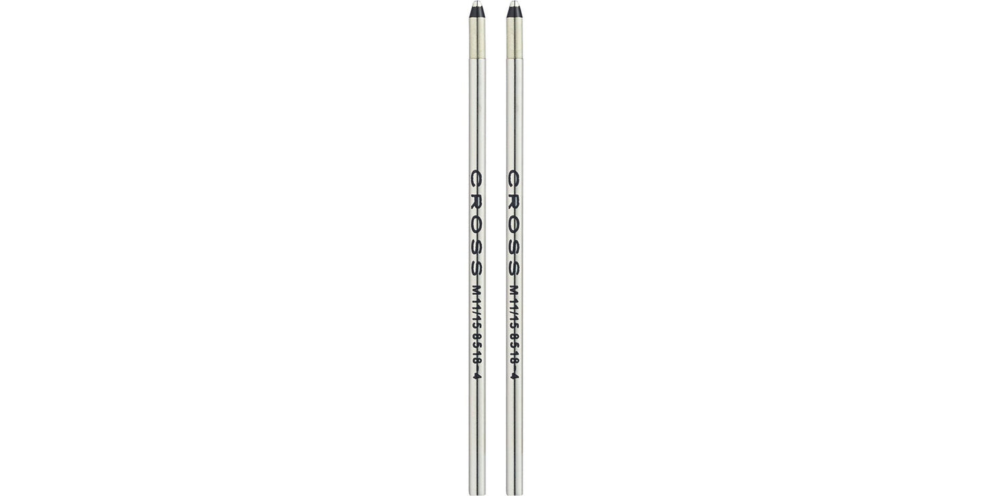 Mini Ballpoint Pen Refill - Black - Medium - Dual Pack