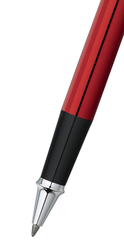 Townsend Red and Chrome Rollerball Pen