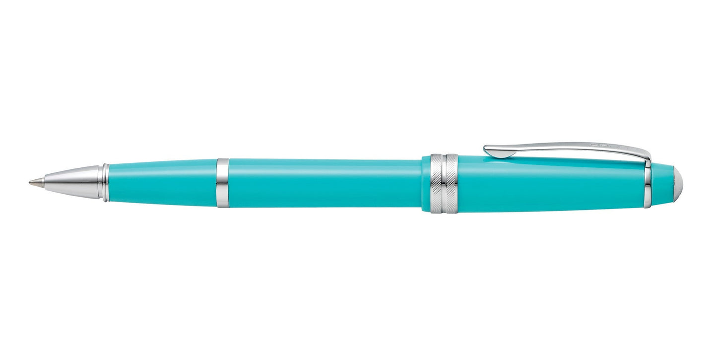 Bailey Light™ Polished Teal Resin Rollerball Pen