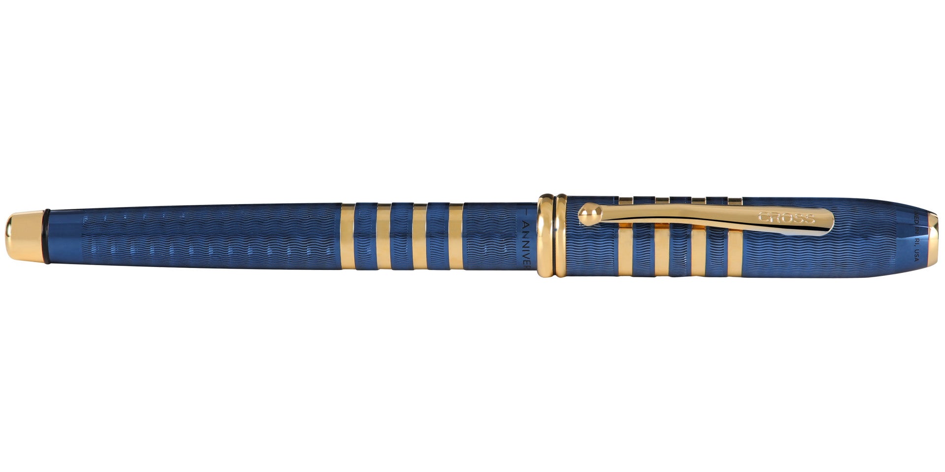 Townsend Special-Edition 175th Anniversary Collection Translucent Blue Lacquer Rollerball Pen