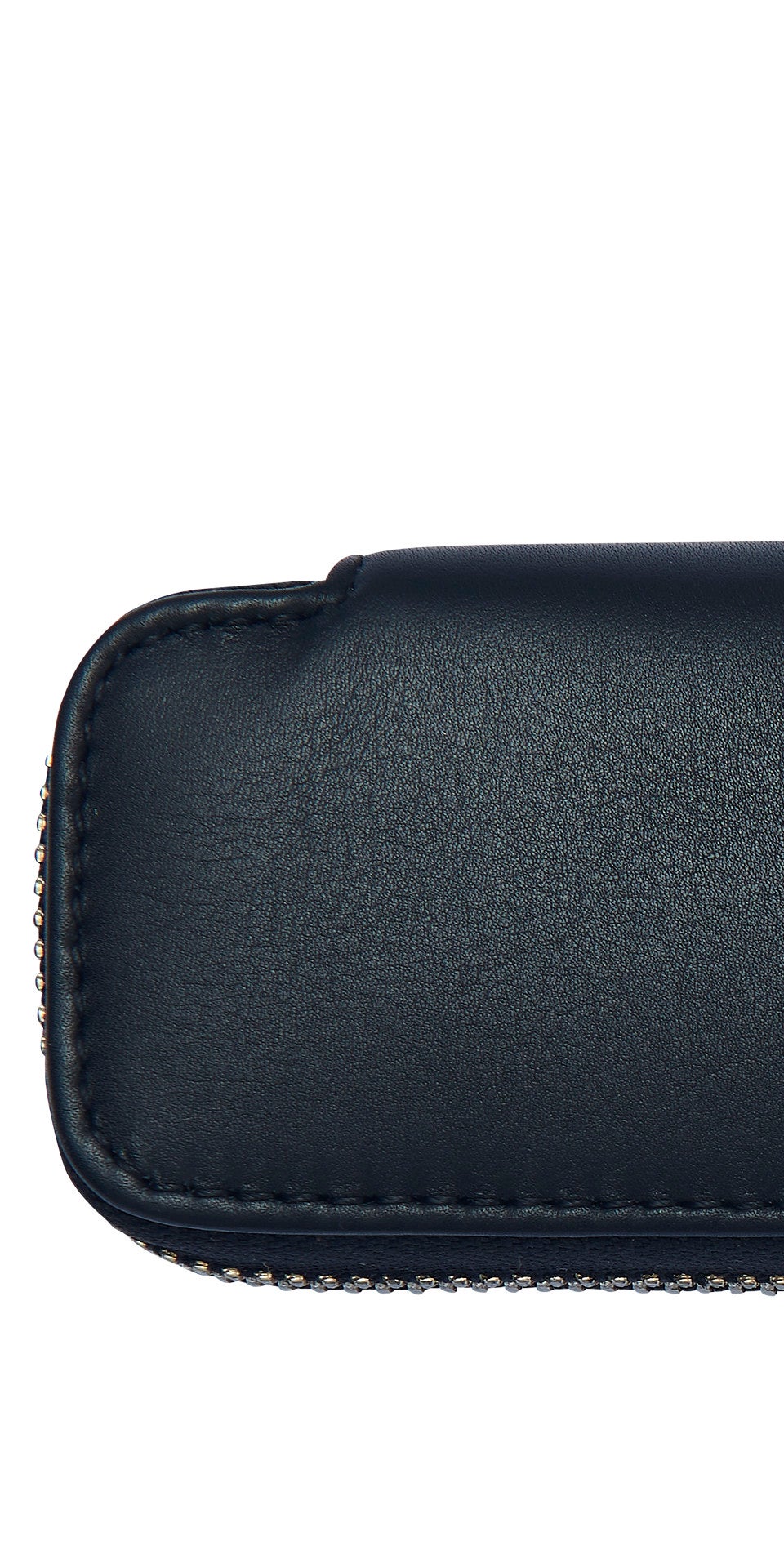 Black Leather Double Pen Case