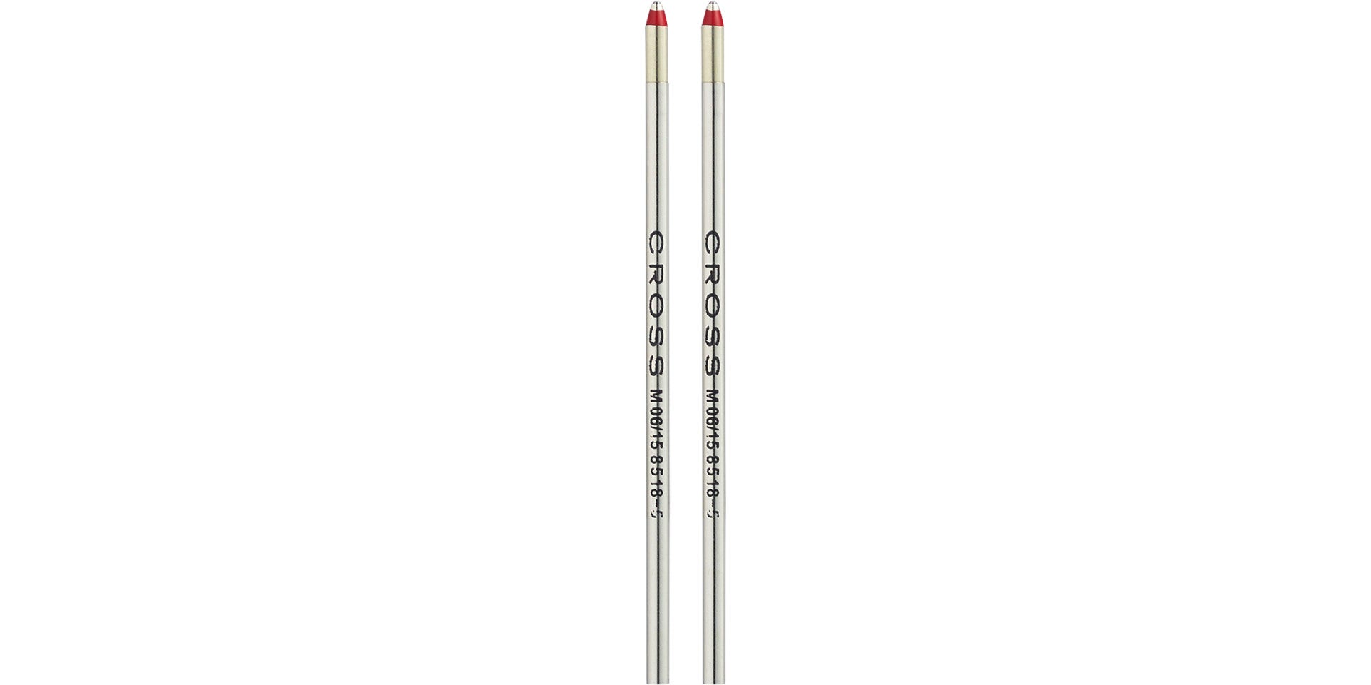 Mini Ballpoint Pen Refill - Red - Medium - Dual Pack