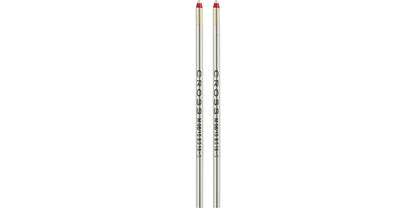 Mini Ballpoint Pen Refill - Red - Medium - Dual Pack