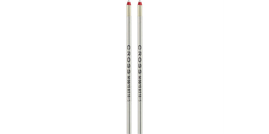 Mini Ballpoint Pen Refill - Red - Medium - Dual Pack