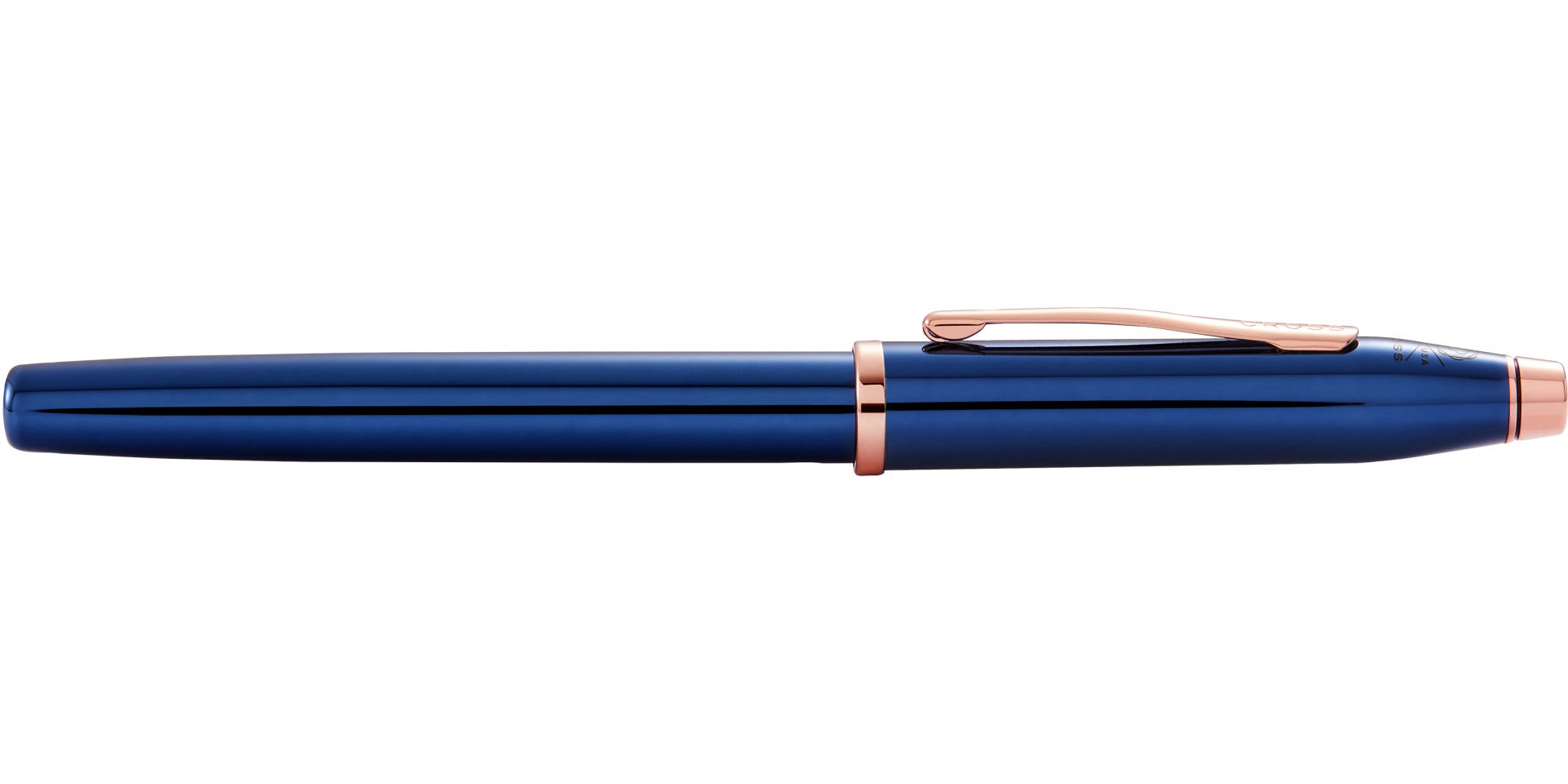 Century II Translucent Cobalt Blue Lacquer Rollerball Pen – A.T. Cross