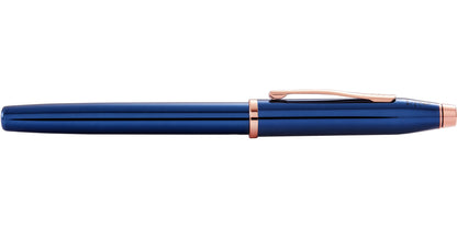 Century II Translucent Cobalt Blue Lacquer Rollerball Pen