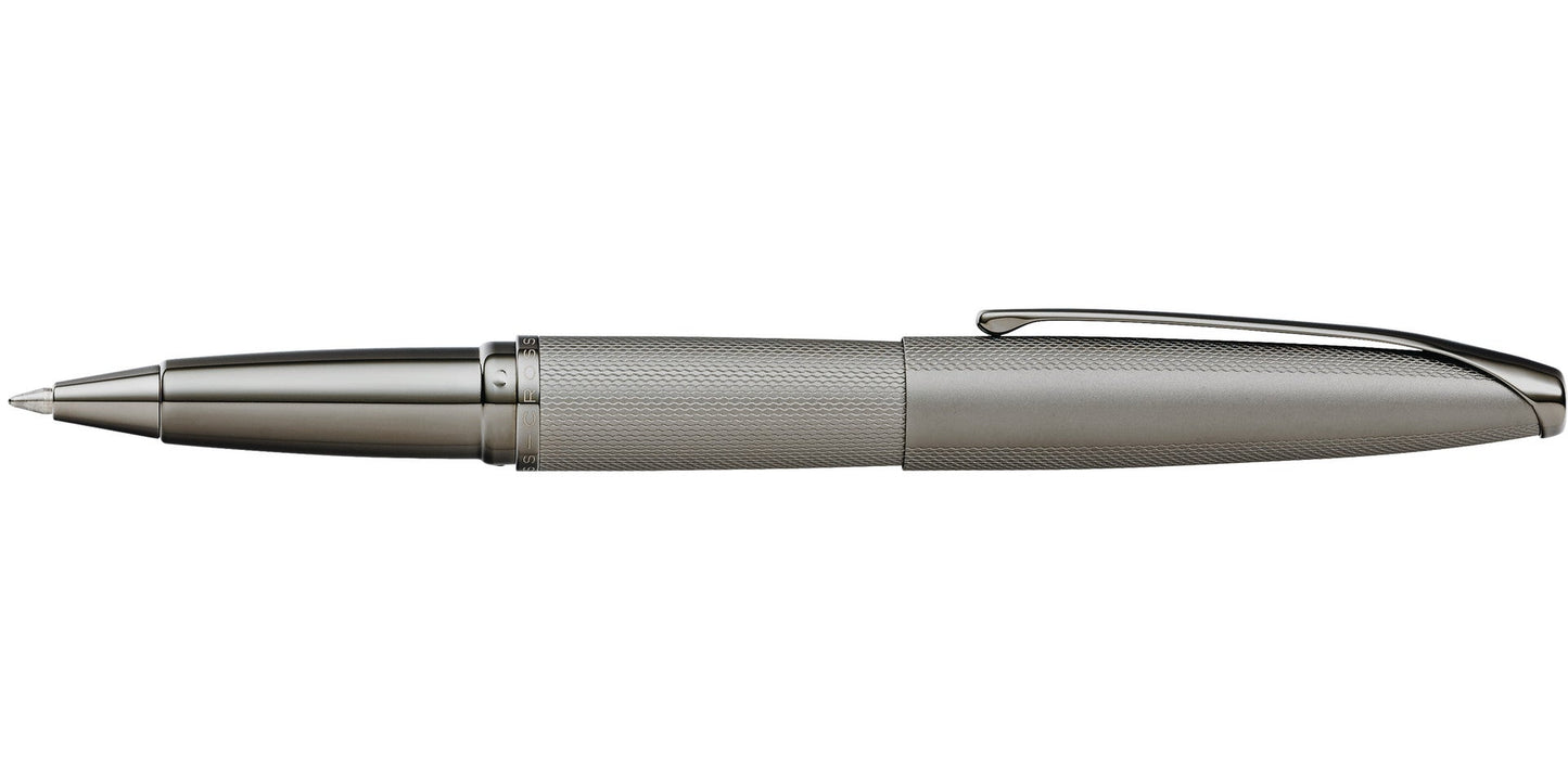 ATX Sandblasted Titanium Gray Rollerball Pen