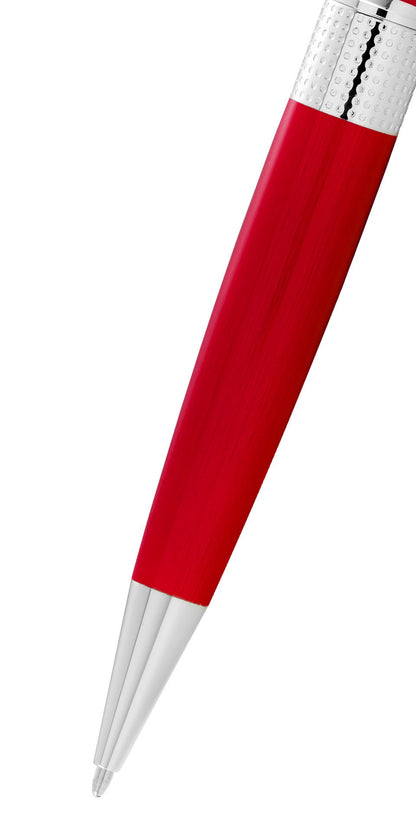 Beverly Translucent Red Lacquer Ballpoint Pen