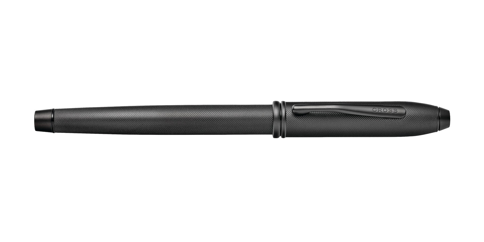 Townsend Black PVD Micro-knurl Rollerball Pen