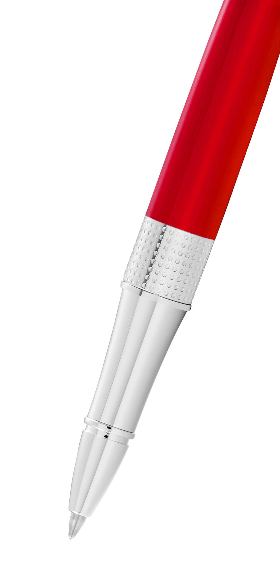 Beverly Translucent Red Lacquer Rollerball Pen