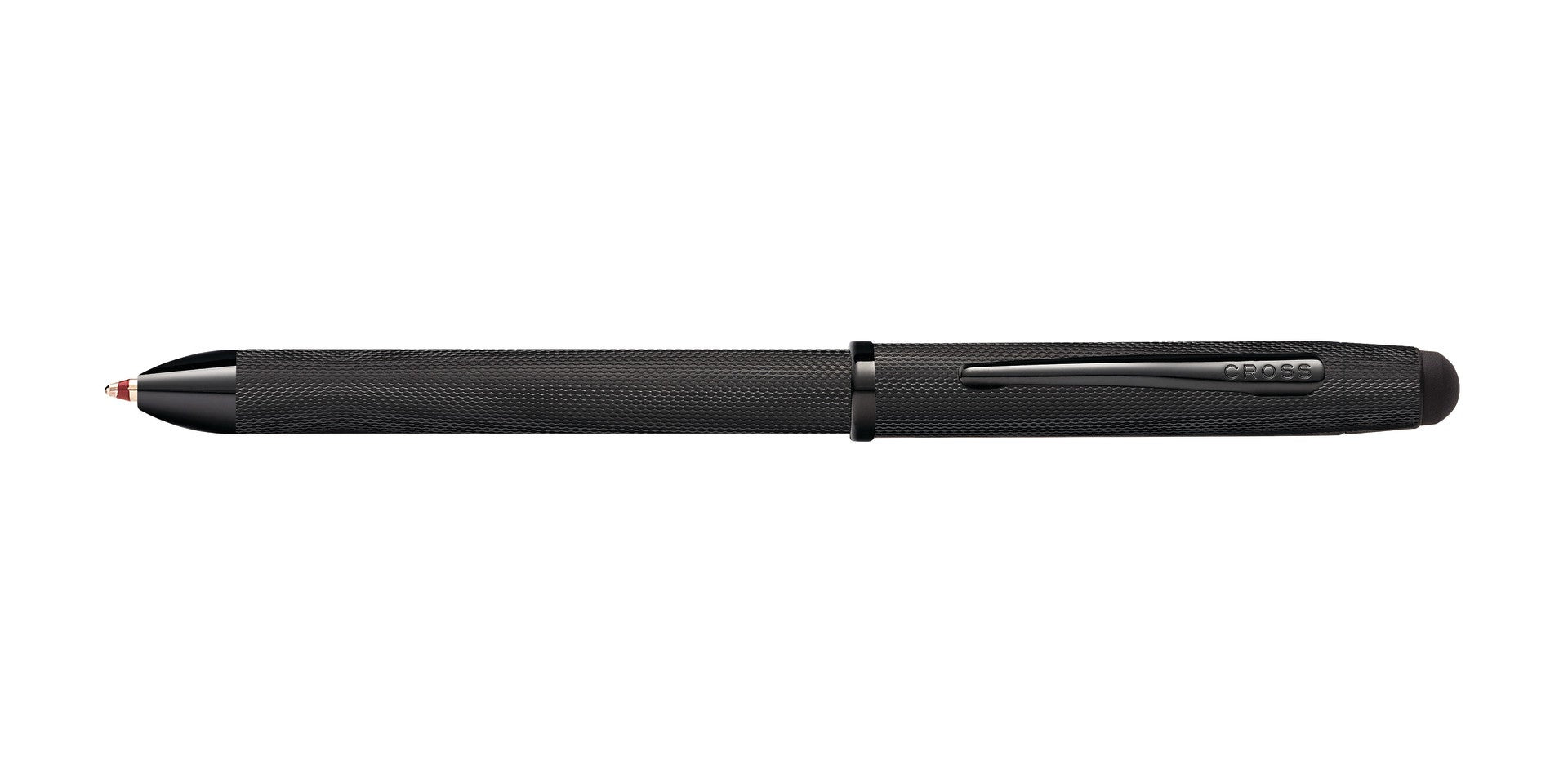 Tech3+ Brushed Black PVD Multifunction Pen