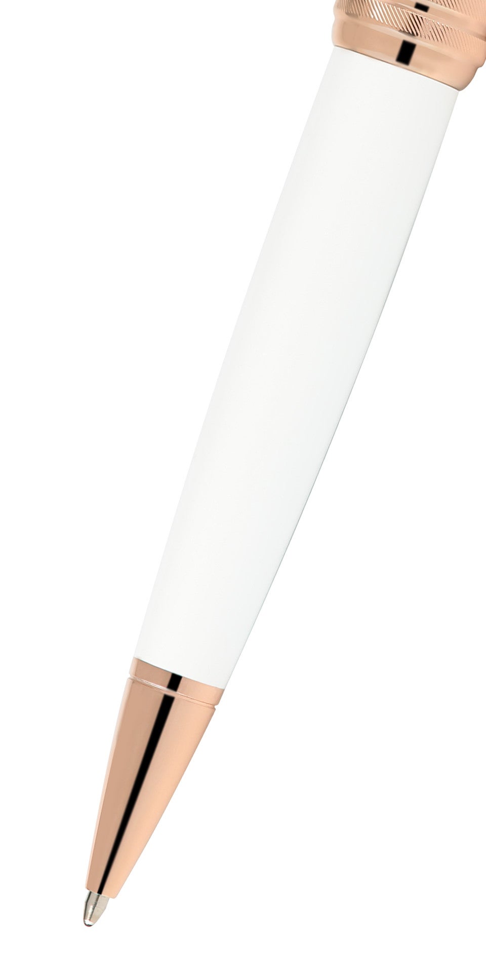 Bailey Pearlescent White Lacquer Ballpoint Pen