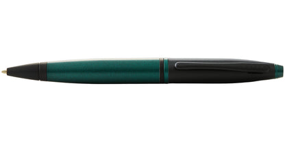 Calais Matte Green and Black Lacquer Ballpoint Pen