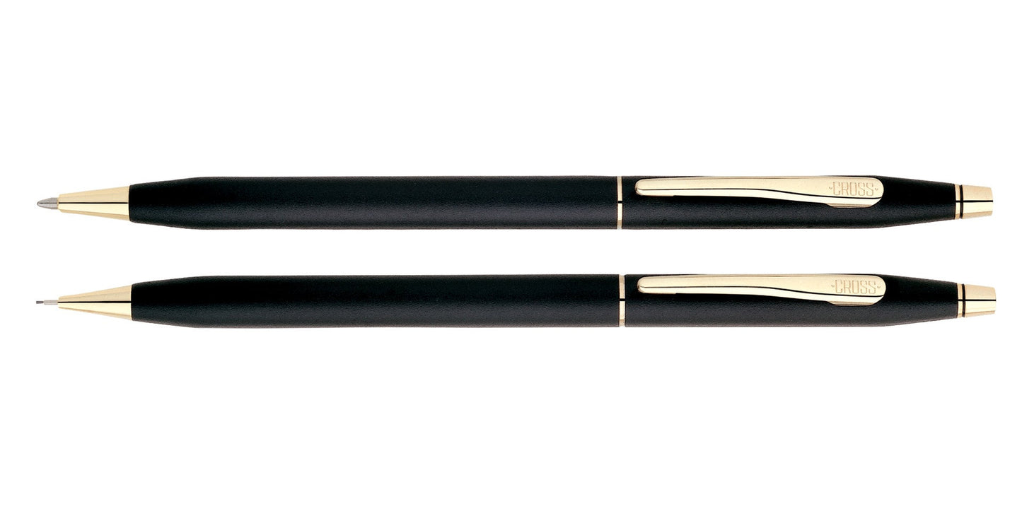 Classic Century Classic Black Pen and Pencil Set