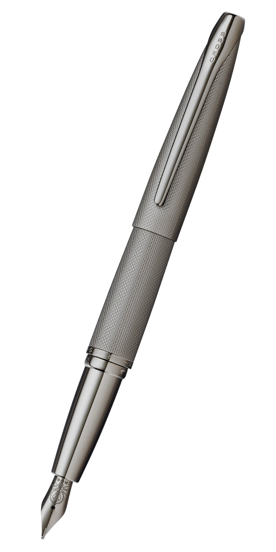 ATX Sandblasted Titanium Gray Fountain Pen