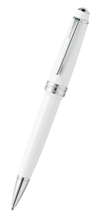 Bailey Light Polished White Resin Ballpoint Pen | Cross – A.T. Cross