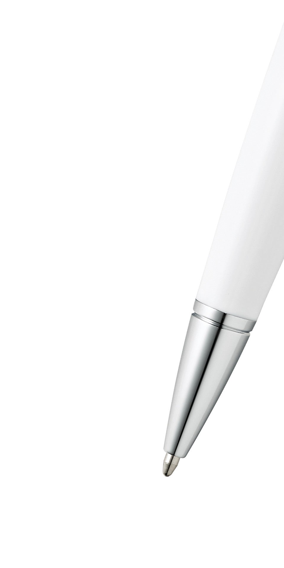 Cross Bailey Light Polished White Resin Ballpoint Pen