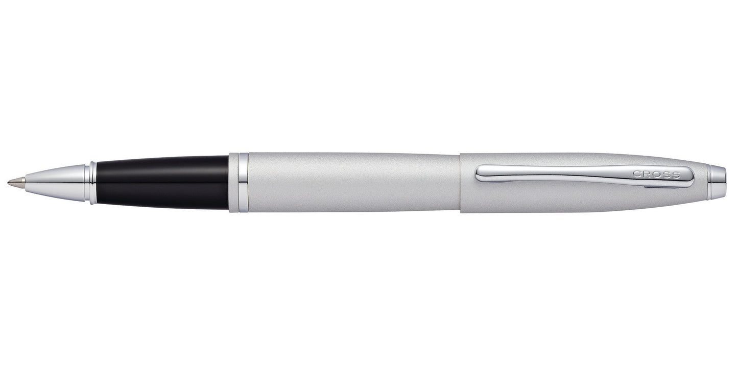 Calais Satin Chrome Rollerball Pen