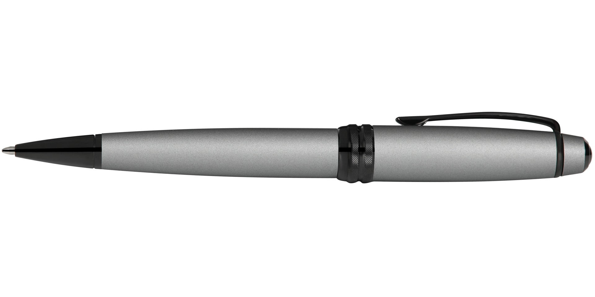 Bailey Matte Gray Lacquer Ballpoint Pen