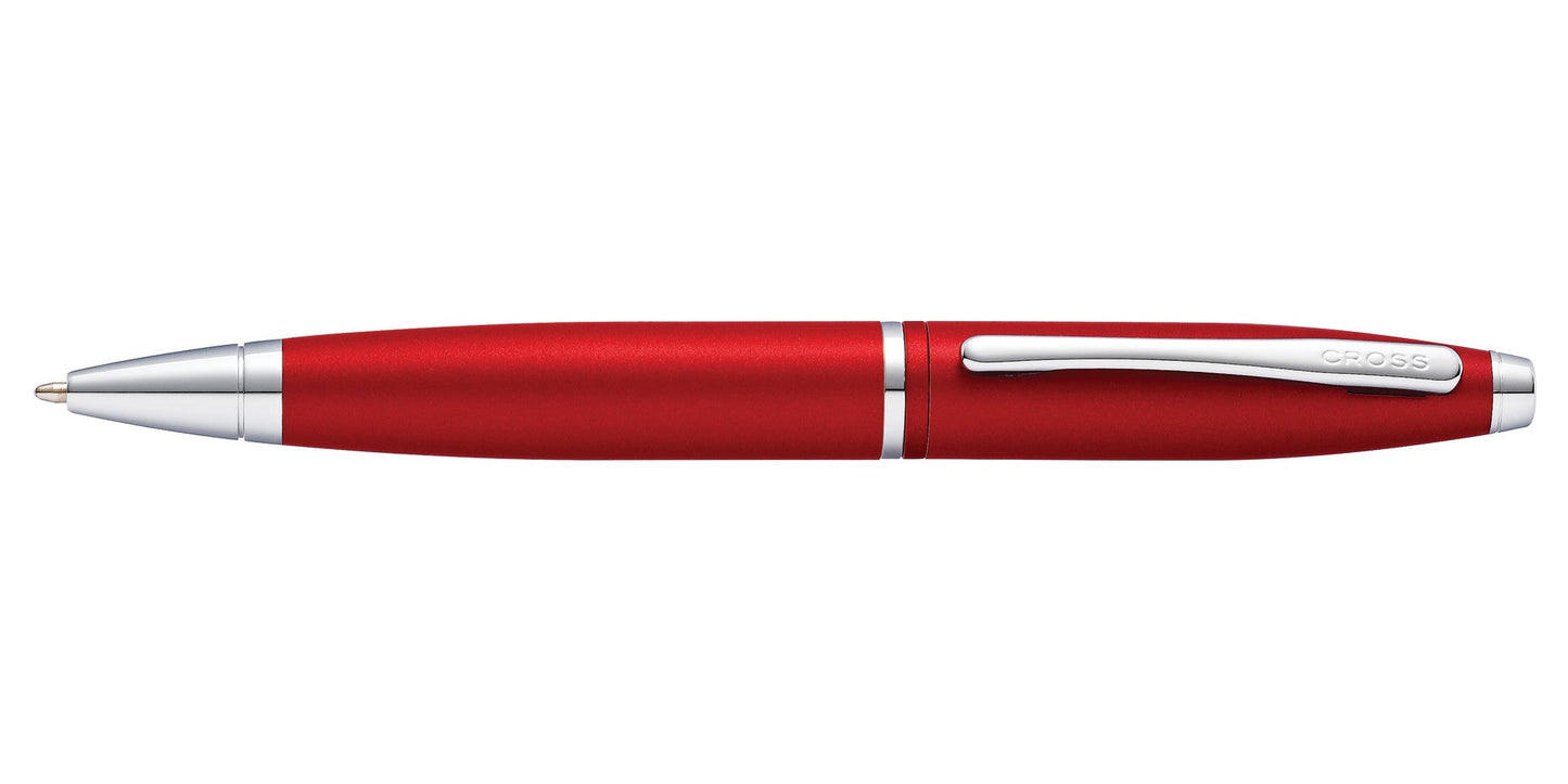 Calais Matte Metallic Crimson Ballpoint Pen