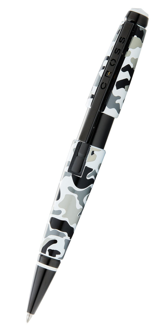 Edge Black and White Camo Gel Rollerball Pen