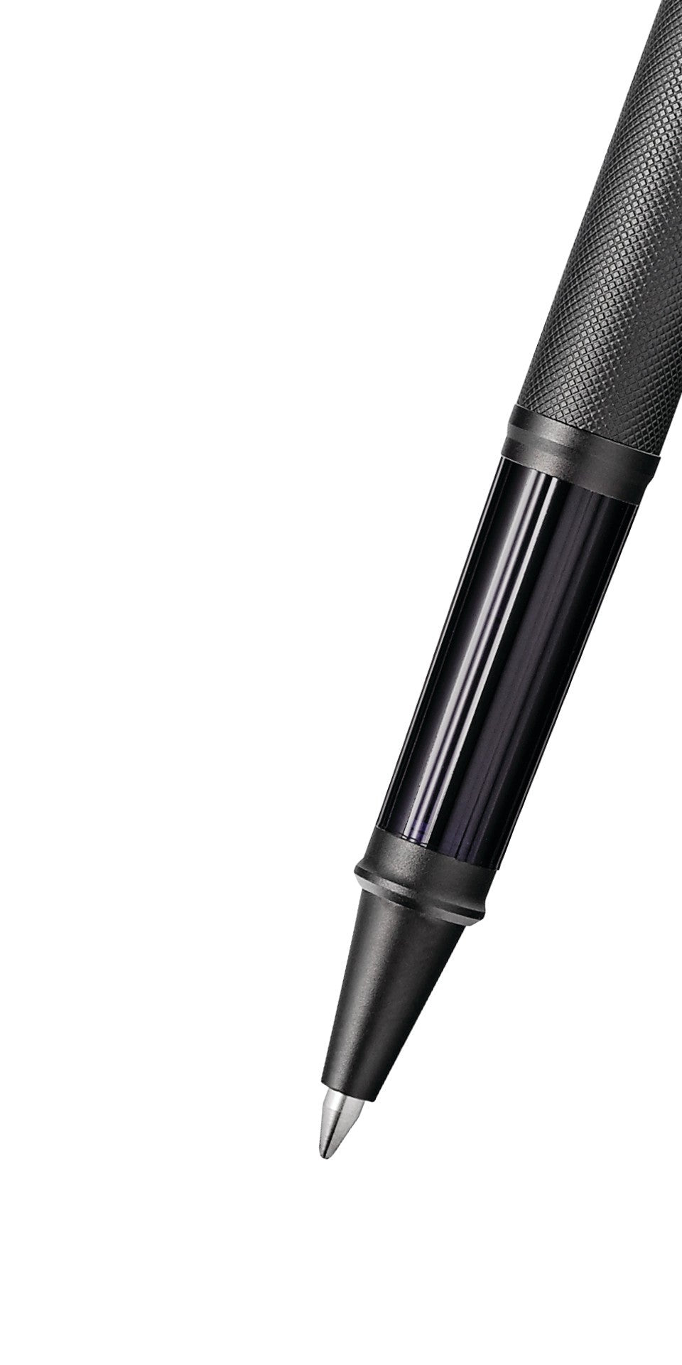 Century II Black Micro-knurl Rollerball Pen