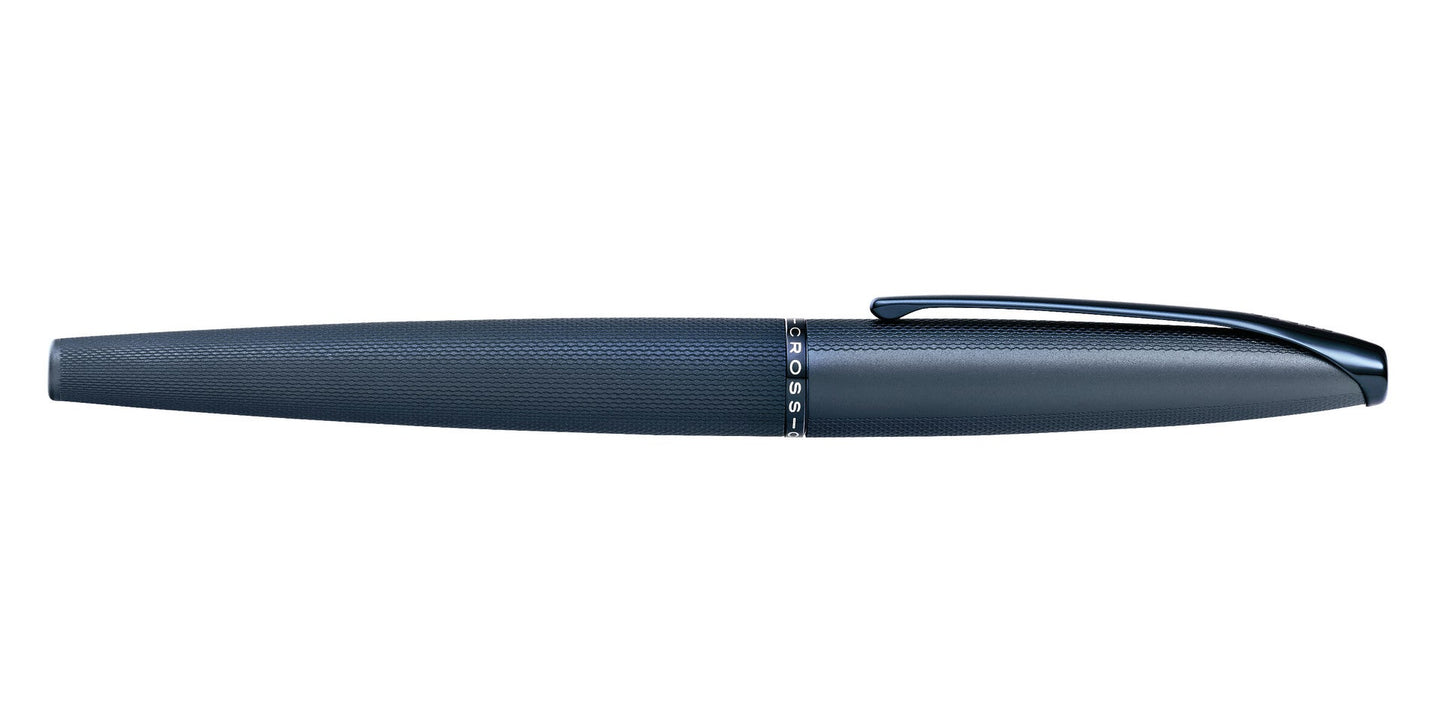 ATX Sandblasted Dark Blue Rollerball Pen