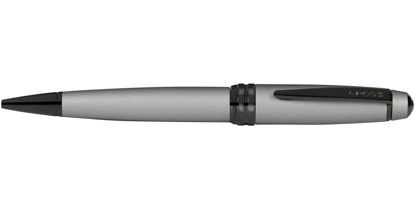 Bailey Matte Gray Lacquer Ballpoint Pen