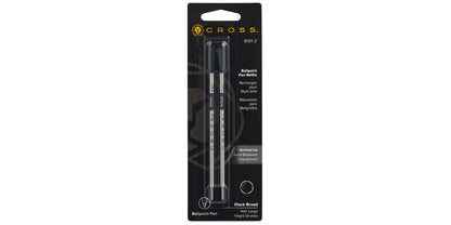 Ballpoint Pen Refill - Black - Broad - 2-pack