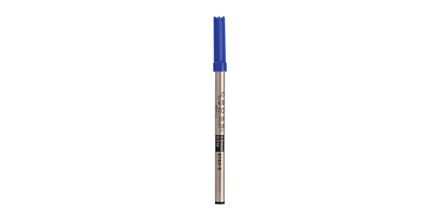 Slim Ballpoint Pen Refill - Blue - Single Pack