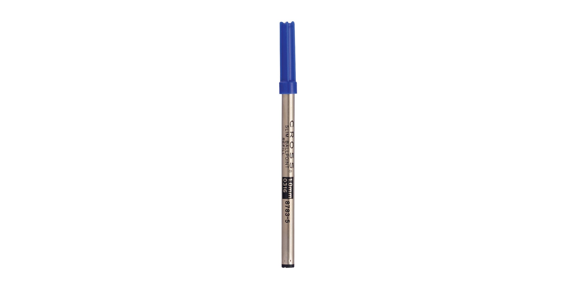 Slim Ballpoint Pen Refill - Blue - Single Pack