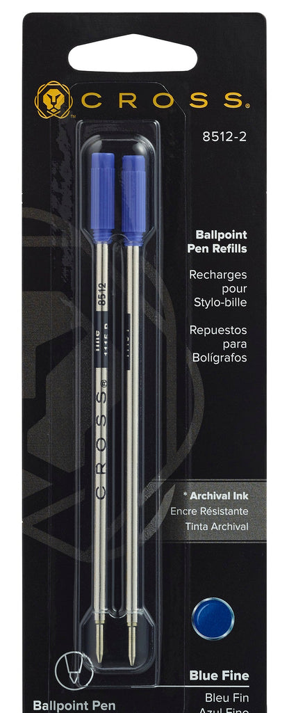 Ballpoint Pen Refill - Blue - Fine - Dual Pack