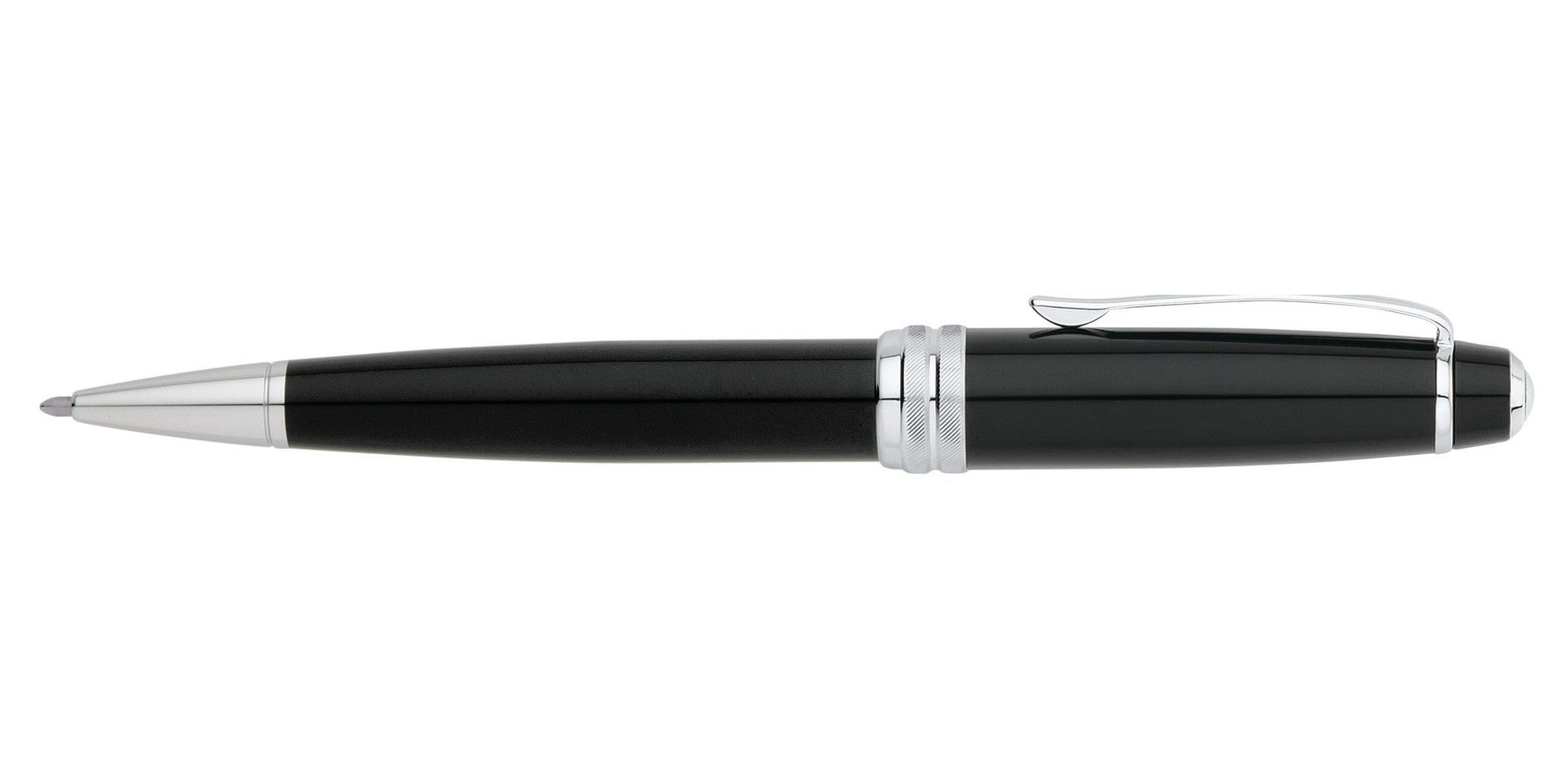 Bailey Black Lacquer Ballpoint Pen