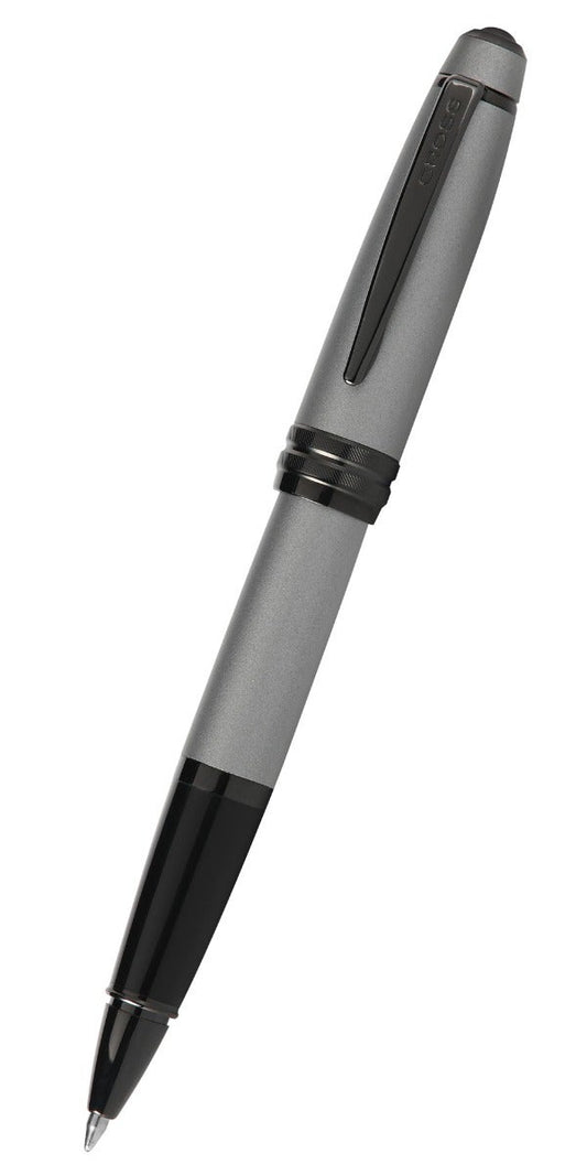 Bailey Matte Gray Lacquer Rollerball Pen