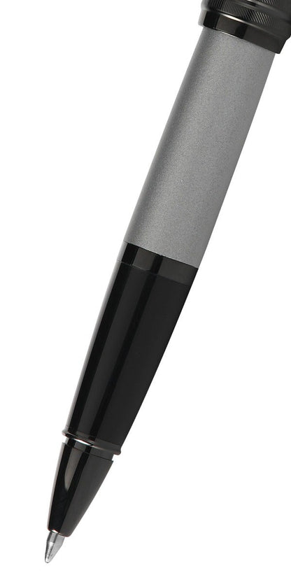 Bailey Matte Gray Lacquer Rollerball Pen