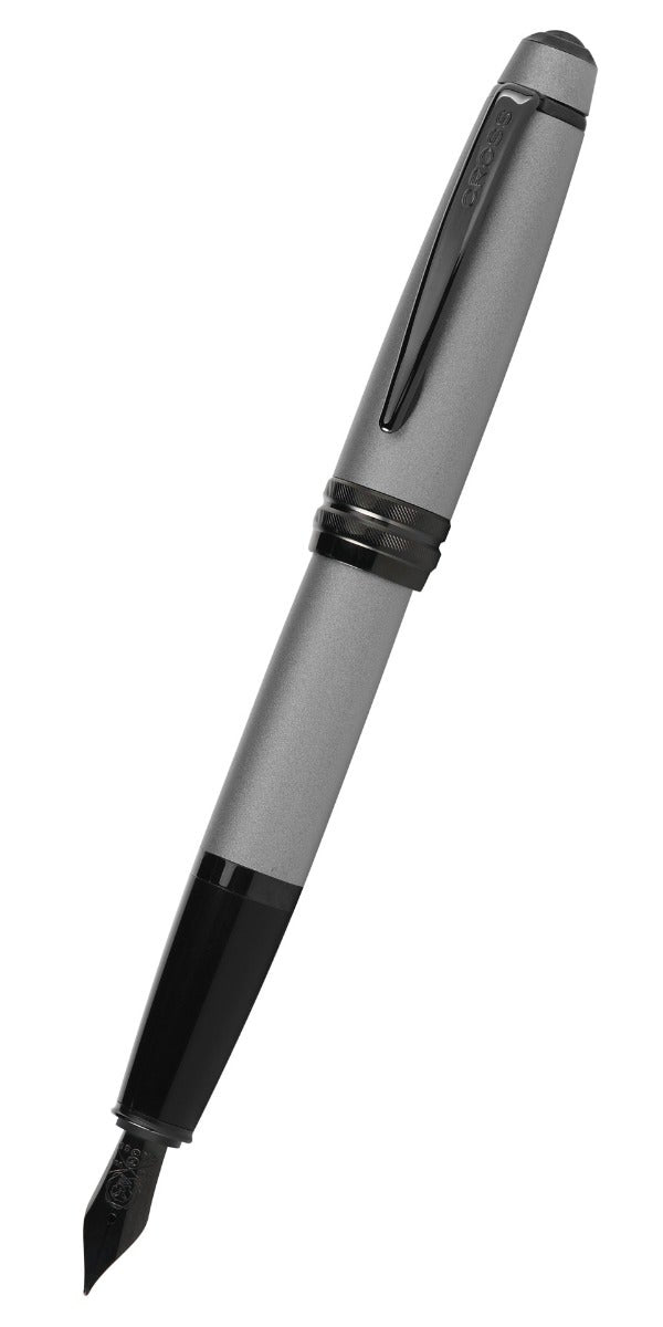 Bailey Matte Gray Lacquer Fountain Pen