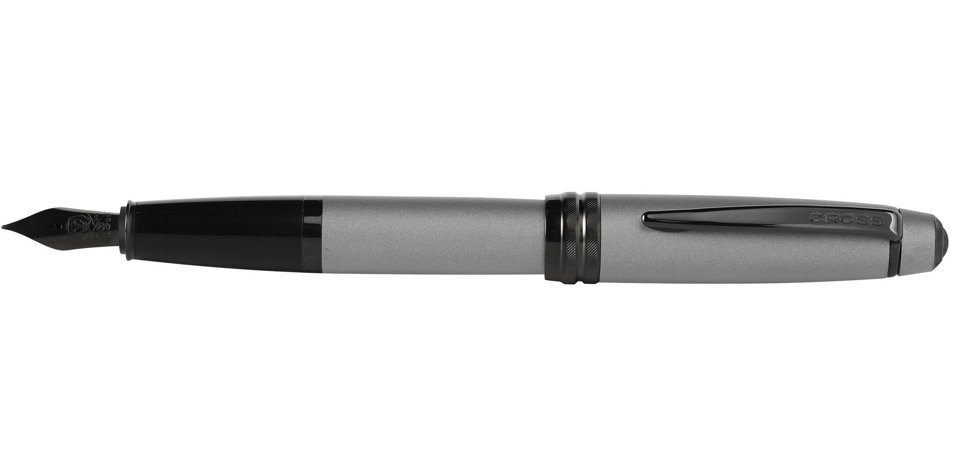 Bailey Matte Gray Lacquer Fountain Pen