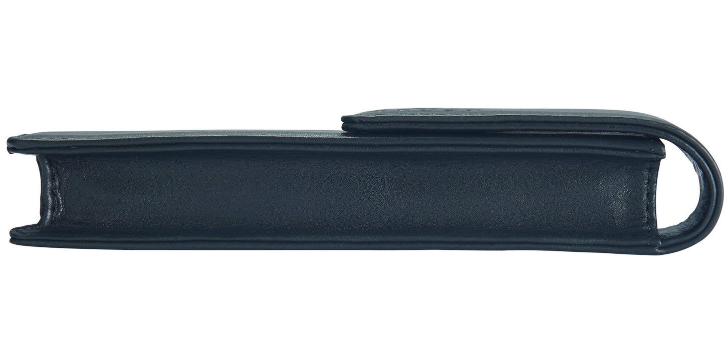 Black Leather Single Pen Pouch