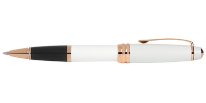 Bailey Pearlescent White Lacquer Rollerball Pen