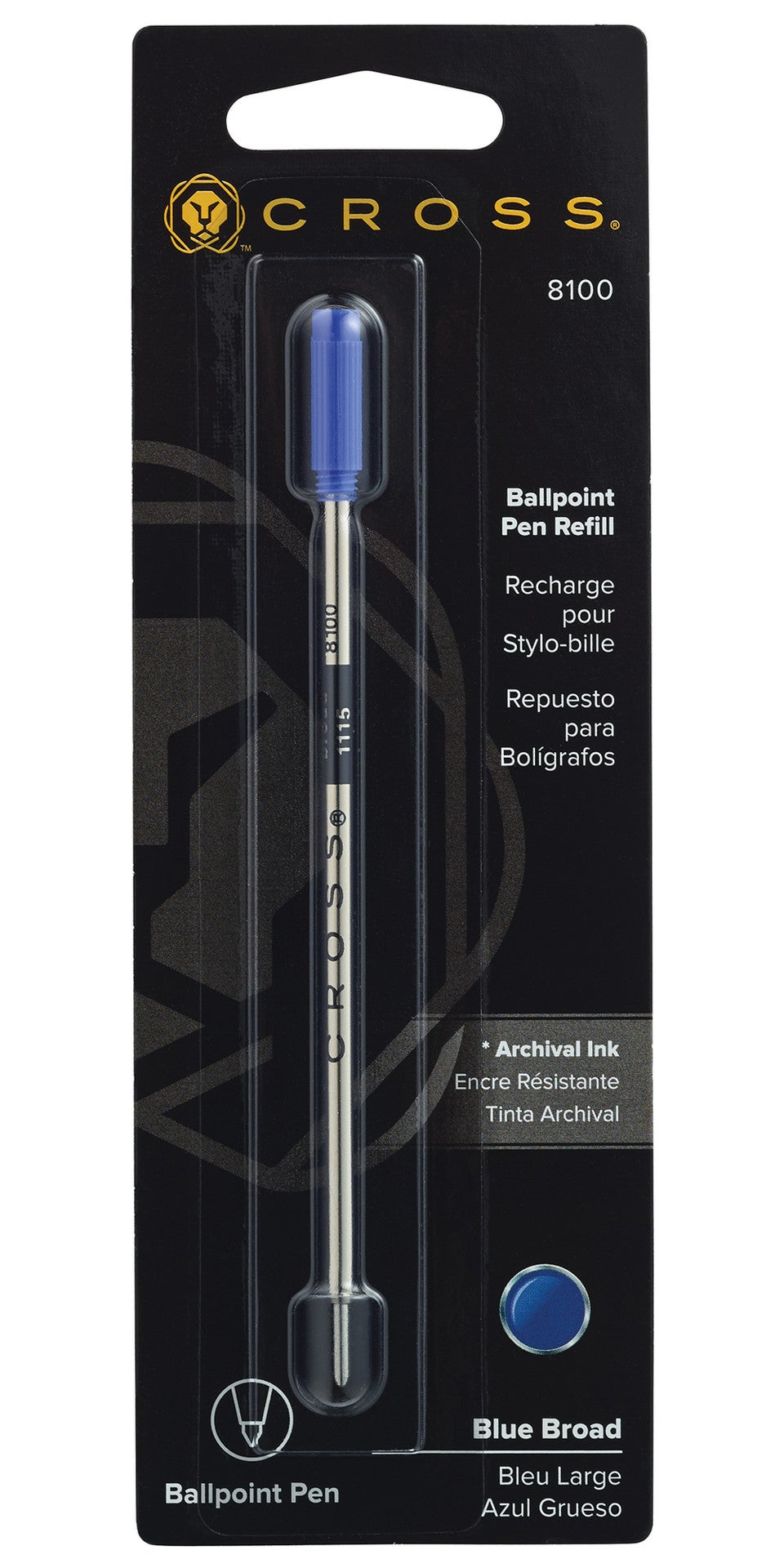 Ballpoint Pen Refill - Blue - Broad