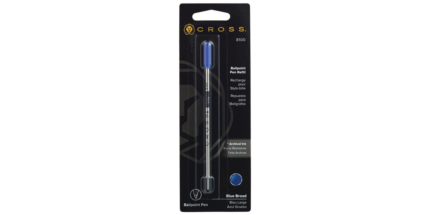 Ballpoint Pen Refill - Blue - Broad