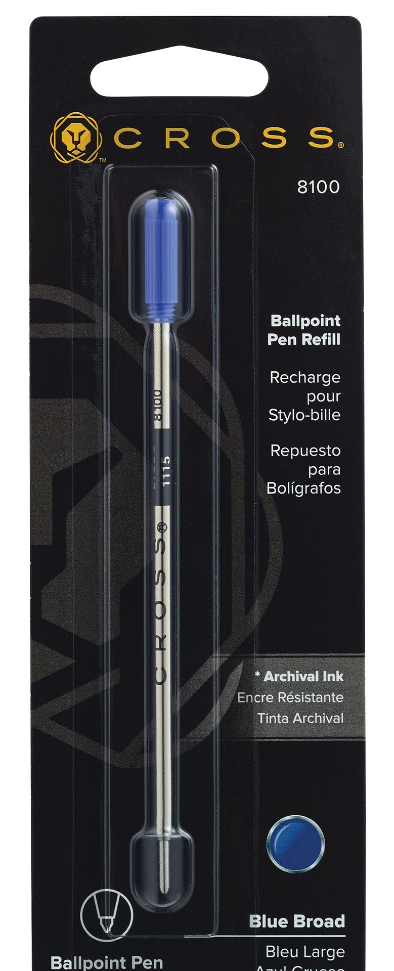 Ballpoint Pen Refill - Blue - Broad