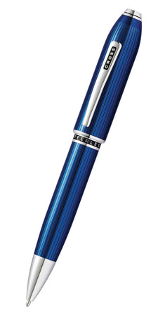 CROSS　クロス ボールペン ピアレス125 トランスルーセントクォーツブルー Translucent Quartz Blue Engraved Lacquer | Shop A.T. Cross