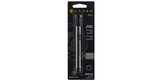 Ballpoint Pen Refill - Black - Fine - Dual Pack