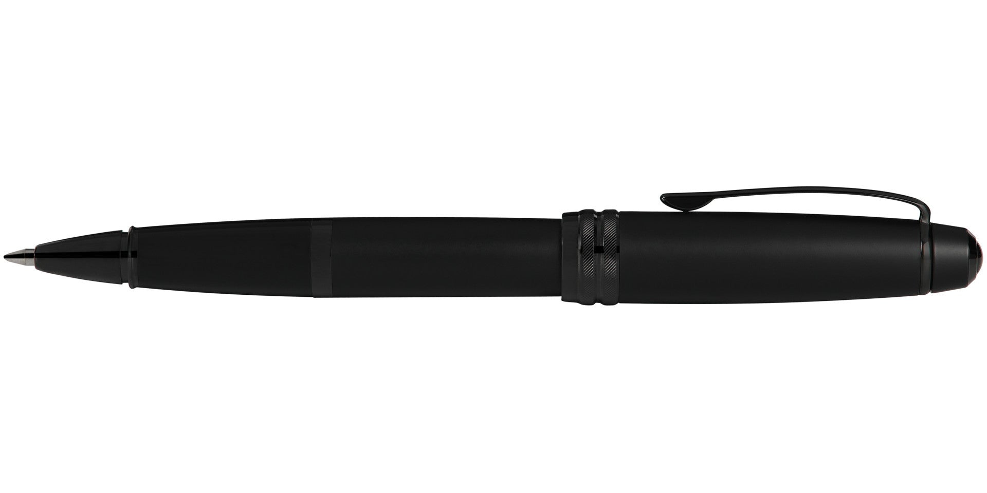 Bailey Matte Black Lacquer Rollerball Pen