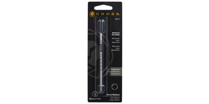 Ballpoint Pen Refill - Black - Medium - Packaged One Per Card