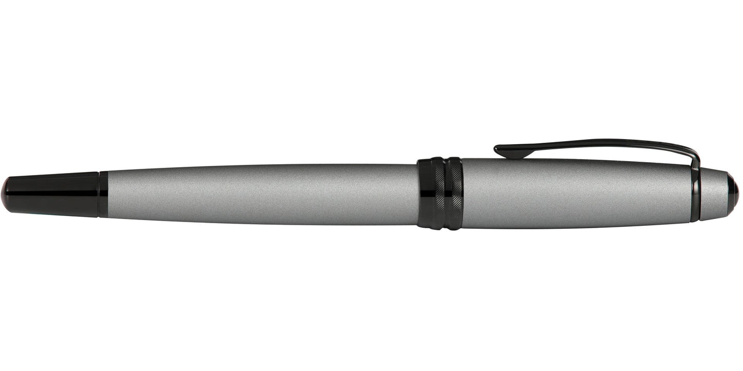 Bailey Matte Gray Lacquer Fountain Pen